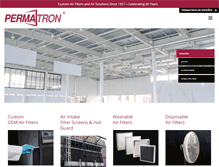 Tablet Screenshot of permatron.com